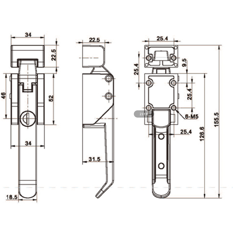 Brúigh Cineál Tightening Bucklee-C9401-1